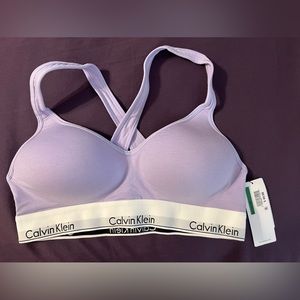 Calvin Klein Lavender Bralette New w/tags